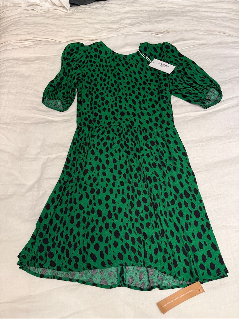 Reformation Dulce Dress in Tomatillo - 4